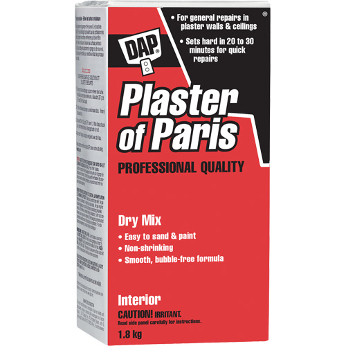 Plaster of Paris Dry Mix, 2 kg, Box Nuna Depot Inc.