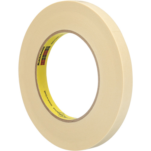 Scotch&reg; High-Performance Masking Tape 232, 12 mm (1/2") x 55 m (180'), Tan Nuna Depot Inc.
