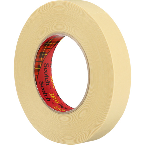 Scotch&reg; High-Performance Masking Tape 2693, 24 mm (1") x 55 m (180'), Tan Nuna Depot Inc.