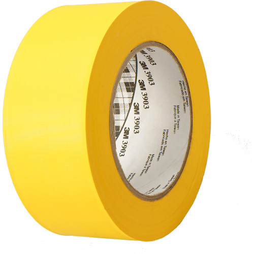 Rubans adh&eacute;sifs en vinyle 3903, 49" (4,08') la x 46 m (151') lo, 6,5 mils, Jaune Nuna Depot Inc.