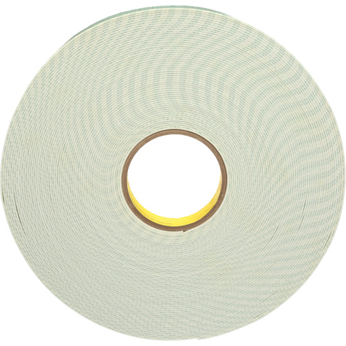 Ruban de mousse avec rev&ecirc;tement deux c&ocirc;t&eacute;s, Ruban double face en mousse, 33 m (108') lo x 25,4 mm (1") la, 62 mils, Ur&eacute;thane Nuna Depot Inc.