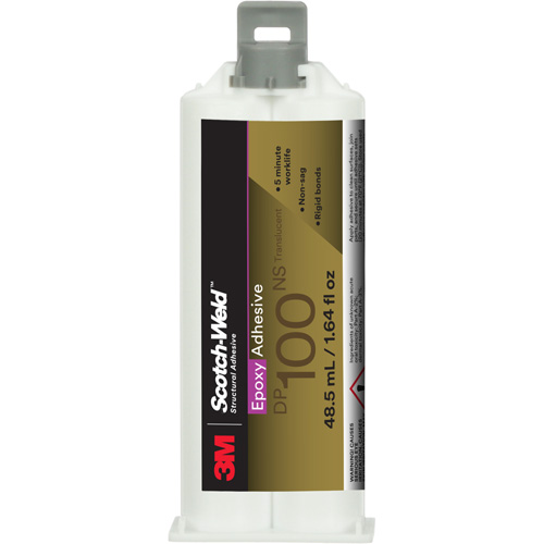 Scotch-Weld Adhesive, 1.64 fl. oz., Cartridge, Two-Part, Translucent Nuna Depot Inc.