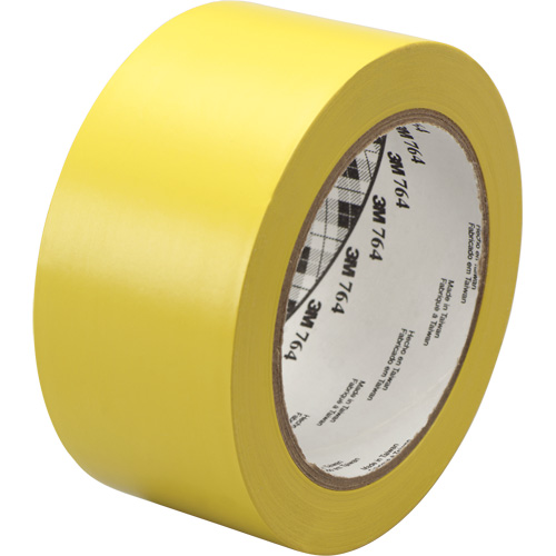 Ruban en vinyle pour travaux g&eacute;n&eacute;raux 764, 1245 mm (49") la x 32,9 m (108') lo, 5 mils, Jaune Nuna Depot Inc.