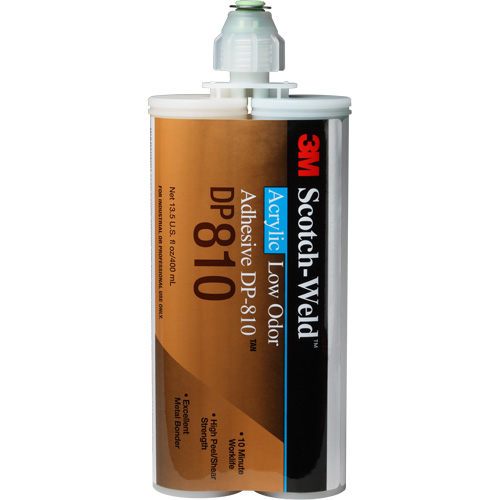 Scotch-Weld Low-Odor Acrylic Adhesive, Two-Part, Cartridge, 400 ml, Off-White Nuna Depot Inc.