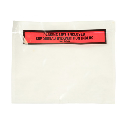 Packing List Envelope, 7" L x 5" W, Endloading Style Nuna Depot Inc.