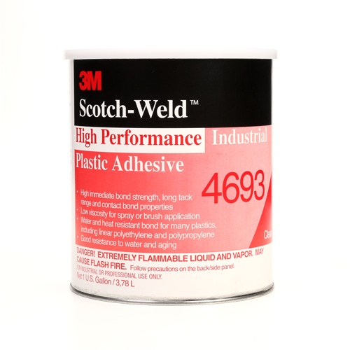 High-Performance Industrial Plastic Adhesive, 1 gal., Gallon, Yellow Nuna Depot Inc.