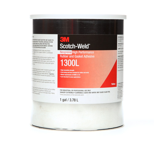High-Performance Rubber & Gasket Adhesive, Gallon, Yellow Nuna Depot Inc.