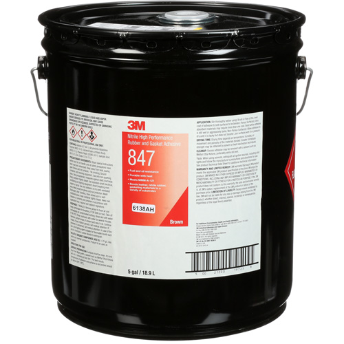 Scotch-Weld High-Performance Rubber & Gasket Adhesive, Pail, Brown Nuna Depot Inc.