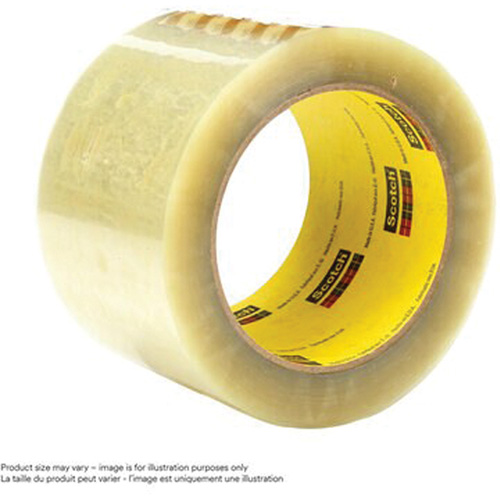 Scotch&reg; Box Sealing Tape 355, Hot Melt Adhesive, 3.15 mils, 36 mm (1-1/2") x 50 m (164') Nuna Depot Inc.
