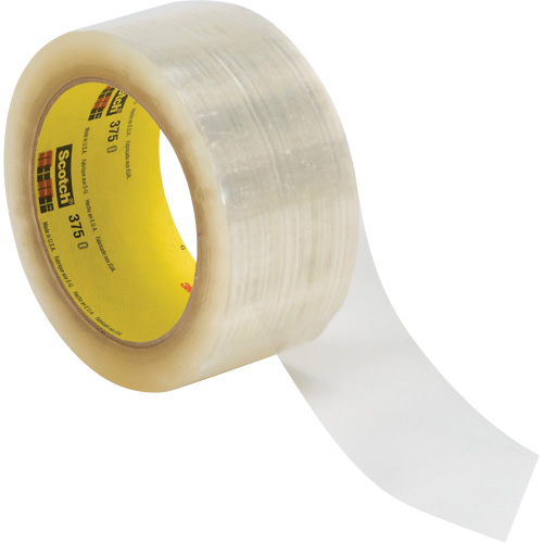 Scotch&reg; 375 Box Sealing Tape, Hot Melt Adhesive, 3.1 mils, 48 mm (1-22/25") x 1500 m (4921') Nuna Depot Inc.