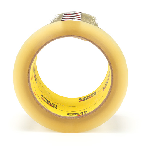Scotch&reg; Box Sealing Tape 375, Hot Melt Adhesive, 3.1 mils, 72 mm (3") x 50 m (164') Nuna Depot Inc.