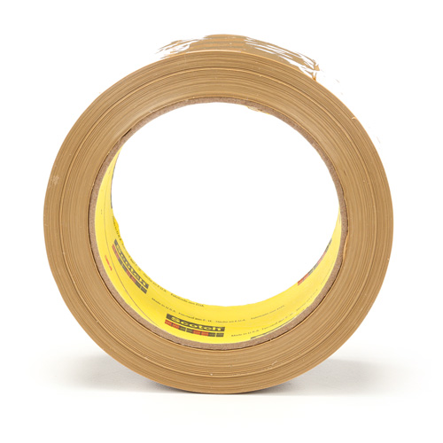 Scotch&reg; Box Sealing Tape 375, Hot Melt Adhesive, 3.1 mils, 48 mm (2") x 50 m (164') Nuna Depot Inc.