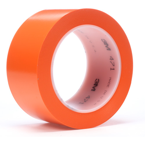 Ruban en vinyle 471, 19 mm (3/4") la x 32,9 m (108') lo, 5,2 mils, Orange Nuna Depot Inc.