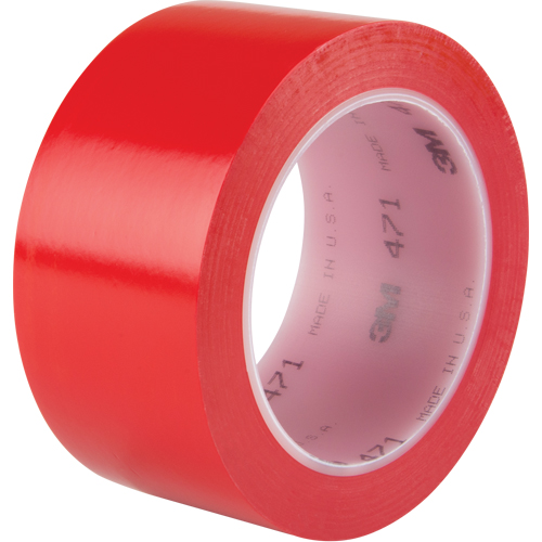 Ruban en vinyle 471, 50,8 mm (2") la x 32,9 m (108') lo, 5,3 mils, Rouge Nuna Depot Inc.