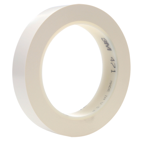 471 Vinyl Tape, 19 mm (3/4") W x 32.9 m (108') L, 5.3 mils, White Nuna Depot Inc.