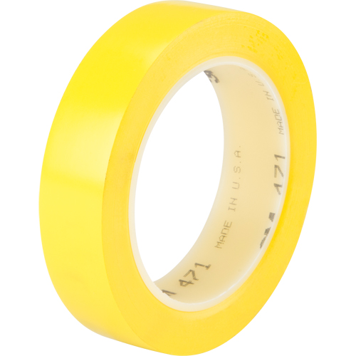 Ruban en vinyle 471, 25,4 mm (1") la x 32,9 m (108') lo, 5,3 mils, Jaune Nuna Depot Inc.