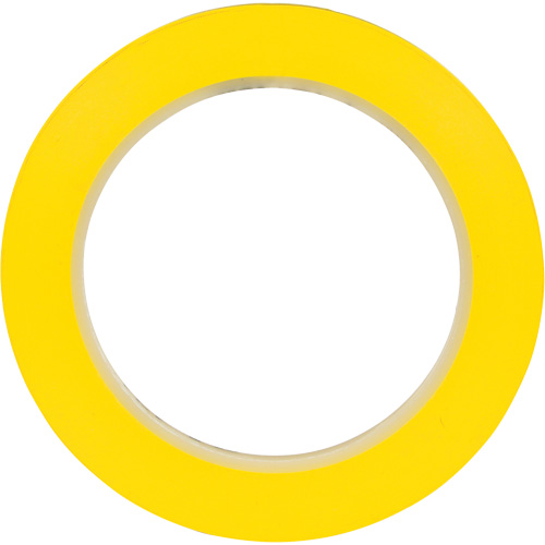 471 Vinyl Tape, 6 mm (1/4") W x 32.9 m (108') L, 5.2 mils, Yellow Nuna Depot Inc.