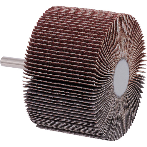 Mounted Flap Wheel, A80 Grit, 3" x 2" x 1/4" Nuna Depot Inc.