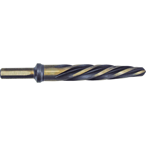 Al&eacute;soir pour automobile noir et or de premi&egrave;re qualit&eacute; Jet-Kut, 3/4", Cannelure Spirale, Acier rapide, Tige 3 m&eacute;plats Nuna Depot Inc.