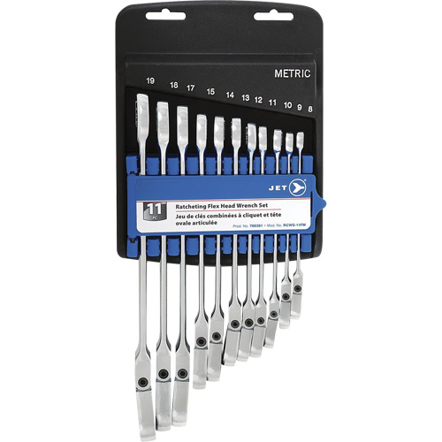 RCWS-11FM Metric Flex Head Ratchet Combination Wrench Set Nuna Depot Inc.