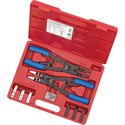 SRP-10S Jeu de pinces &agrave; cliquet pour anneau &eacute;lastique pour usage intensif, 10 Morcea Nuna Depot Inc.