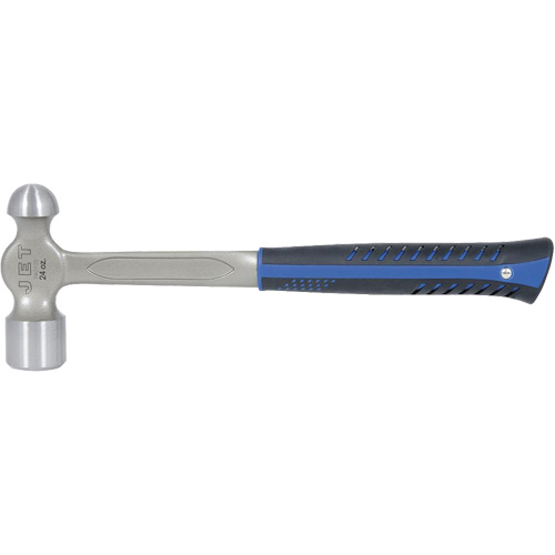 JSBP-24 Marteau &agrave; panne ronde tout en acier pour usage tr&egrave;s intensif, Poids de la t&ecirc;te 24 oz, Face Poli, Prise Acier plein Nuna Depot Inc.