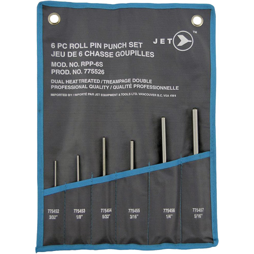 RPP-6S Jeu de poinçons pour goupilles cylindriques, 6 morcea Nuna Depot Inc.