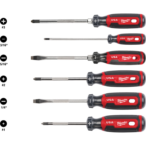 Cushion Grip Screwdriver Set, 6 Pcs. Nuna Depot Inc.