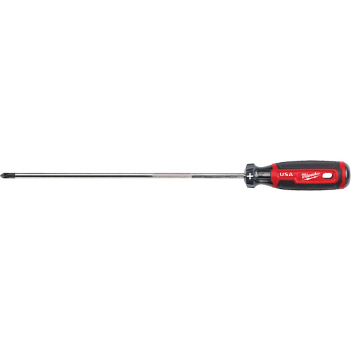 Phillips Screwdriver, #2 Tip, Round, 363 mm L, Cushion Grip Handle Nuna Depot Inc.