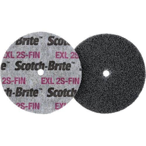Meule homog&egrave;ne Scotch-Brite EXL, 3" x 1/2", Arbre de 1/4" Nuna Depot Inc.