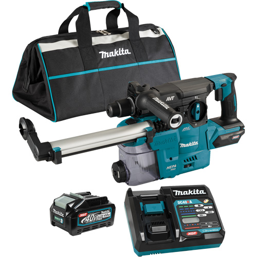 Marteau rotatif sans fil avec moteur sans balai XGT SDS-Plus avec accessoire daspiration des poussi&egrave;res DX10, 40 V, 1-3/16", 3 lb-pi, 0-840 tr/min Nuna Depot Inc.