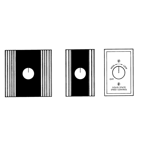 Contr&ocirc;le de vitesse 3 A pour ventilateur de plafond Nuna Depot Inc.