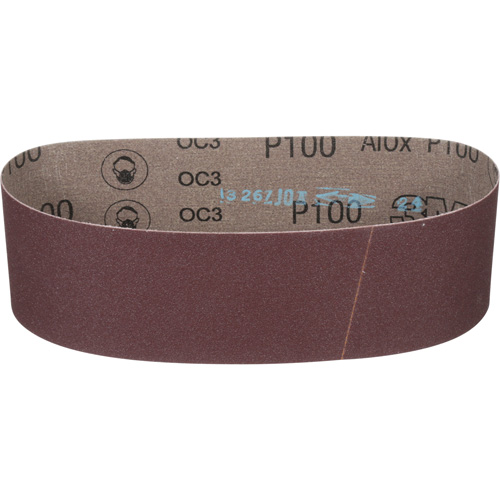 Cloth Belt 241D, 3" W X 24" L, Aluminum Oxide, P100 Grit Nuna Depot Inc.