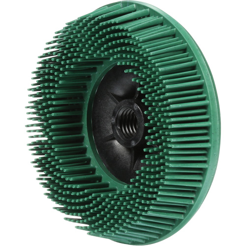 Disques radiaux bristle pour meuleuses angulaires Scotch-Brite, C&eacute;ramique, Grain 50, 4-1/2" dia. Nuna Depot Inc.