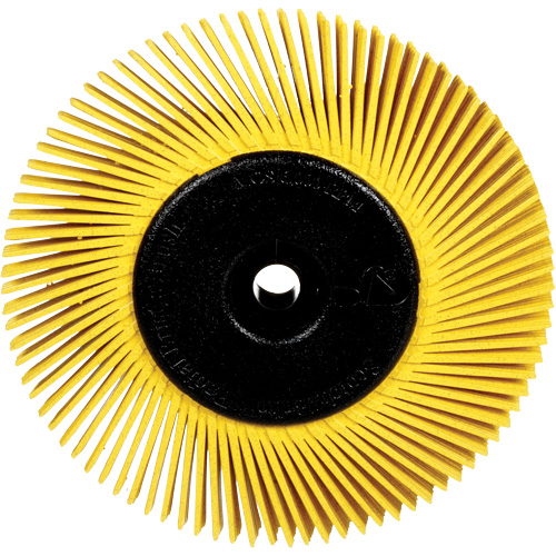 Brosses radiales bristle pour meuleuses d'&eacute;tabli, Grain 80X, 6" dia. Nuna Depot Inc.