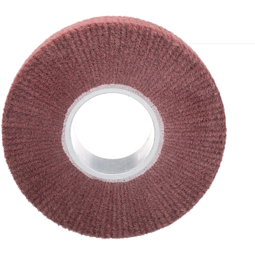 Brosse &agrave; lamelle de finition Scotch-Brite, Oxyde d'aluminium, Grain Tr&egrave;s fin, 8" x 2" x 3" Nuna Depot Inc.