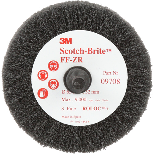 Brosse &agrave; lamelles pour la coupe et le polissage Scotch-Brite, Oxyde d'aluminium, Grain Fin, 2-1/2" x 1-1/4" x 1/4" Nuna Depot Inc.