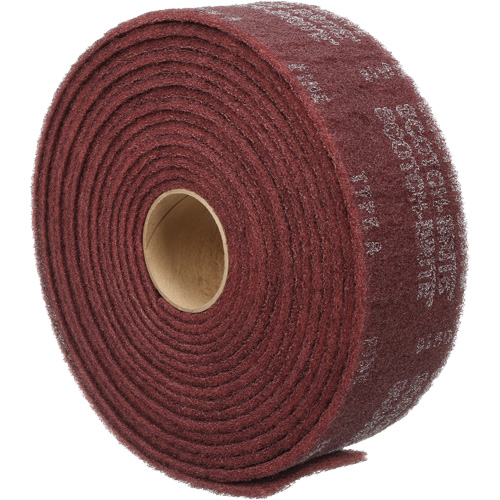 Scotch-Brite Clean & Finish Roll, Medium, Aluminum Oxide, 4" W x 30' L Nuna Depot Inc.