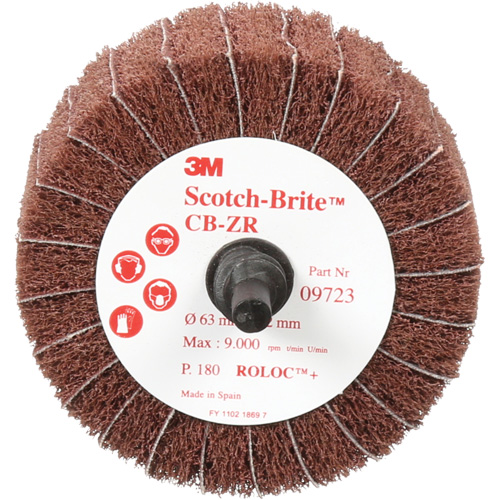 Disque combin&eacute; Scotch-Brite, 2-1/2" dia., Grain 180, Oxyde d'aluminium Nuna Depot Inc.