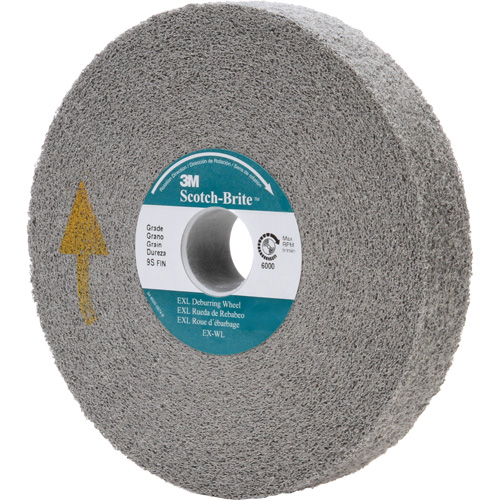 Meule d'&eacute;barbage EXL Scotch-Brite, 6" x 1", Arbre de 1" Nuna Depot Inc.