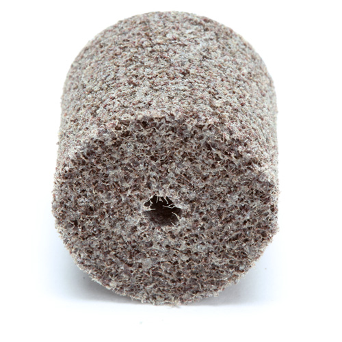 Meule d'abrasion et de polissage unitaris&eacute;e Scotch-Brite, 1" x 1", Arbre de 3/16"-7, Grain de Moyen, Oxyde d'aluminium Nuna Depot Inc.