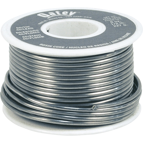 M&eacute;tal d'apport 60/40, &agrave; base de plomb, 60 % d'&eacute;tain, 40 % de plomb, &acirc;me Colophane, dia. 0,063" Nuna Depot Inc.