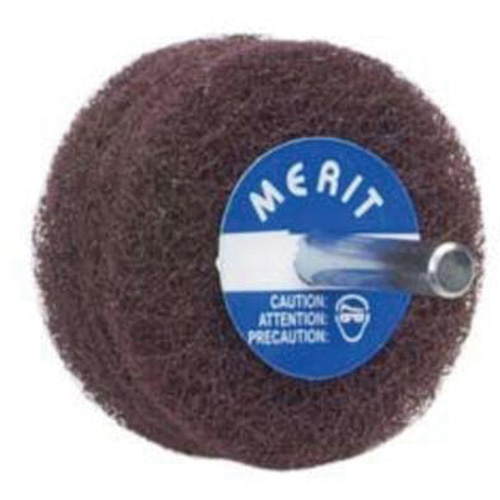 Abrasotex Non-Woven Disc Wheel, 3" Dia. x 1" W, 1/4" Arbor, Aluminum Oxide Nuna Depot Inc.