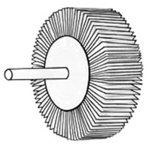 Grind-O-Flex Micro-Mini Flap Wheel, Aluminum Oxide, 120 Grit, 3/4" x 3/16" x 1/8" Nuna Depot Inc.