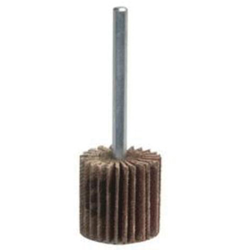 Super Finish Mini Flap Wheel, Aluminum Oxide, 120 Grit, 1-3/4" x 1/2" x 1/4" Nuna Depot Inc.