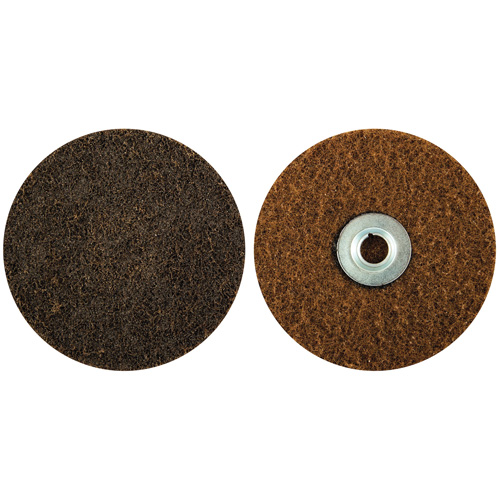 Disque de pr&eacute;paration de surface verrouillable &agrave; remplacement rapide, 5" dia., Grain Cors&eacute;, Oxyde d'aluminium Nuna Depot Inc.