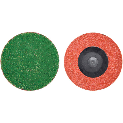 Disque de toile &agrave; changement rapide Zirc Plus, 2" dia., Grain 120, Alumine de zirconium Nuna Depot Inc.