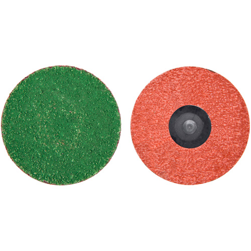 Disque de toile &agrave; changement rapide Zirc Plus, 3" dia., Grain 120, Alumine de zirconium Nuna Depot Inc.