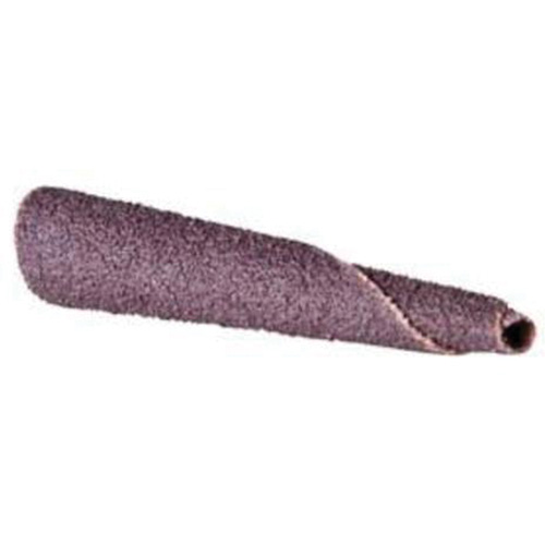 Cartouche de bande abrasive conique ALO, 100 Grain, 5/16" dia., Oxyde d'aluminium, 1-1/2" lo, 1/4" Dimension de l'arbre Nuna Depot Inc.