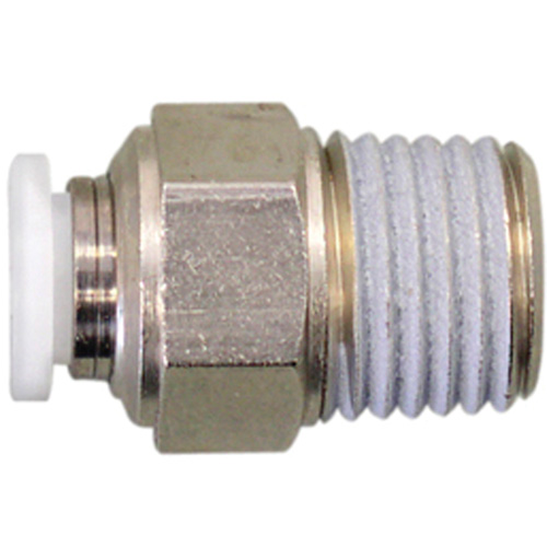Connecteur filet&eacute; droit, 5/16", Laiton, Filetage NPT Nuna Depot Inc.